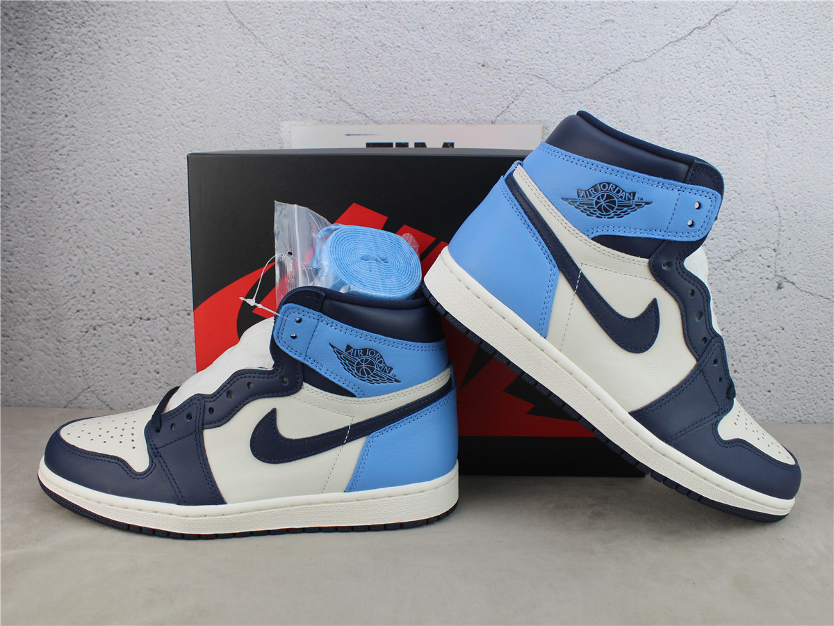 LJR Batch Air Jordan 1 Retro High OG Obsidian 555088 140